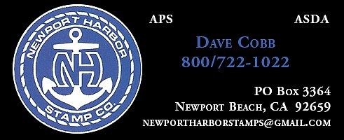 Newport Harbor Stamp Co. (David Cobb; no website)