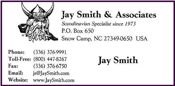 Jay Smith - Scandinavian Specialist since 1973