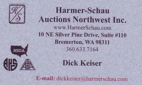 Harmer-Schau Auctions Northwest